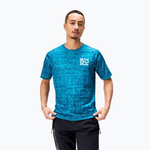 Maglia da ciclismo da uomo Endura Grid Ltd Printed atlantic