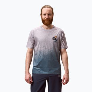 Maglietta da ciclismo da uomo Endura Singletrack Print titanium