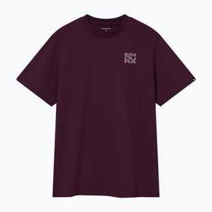 Maglia da ciclismo Endura Stacked Logo Graphic Tee black cherry