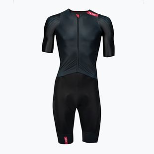 Tuta HUUB Strada Road Speed da uomo nero/rosso