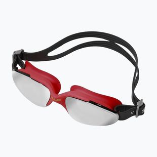 Occhiali da nuoto HUUB Vision rosso / fumo chiaro argento a specchio