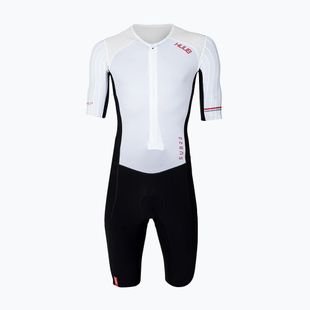 Tuta da triathlon uomo HUUB Anemoi 3 SUB22 black/white/red