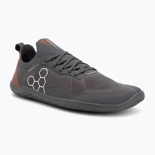 Scarpe barefoot da uomo Vivobarefoot Primus Lite Knit obsidian/cherry tomato