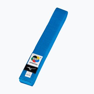 Cintura per kimono Mizuno Karate WKF RB blue