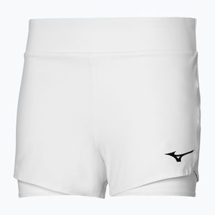 Pantaloncini da tennis da donna Mizuno Flex Short bianco