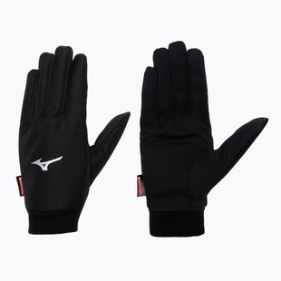 Guanti da corsa Mizuno Wind Guard nero