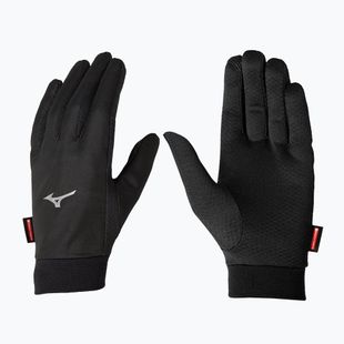 Guanti da corsa Mizuno Wind Guard nero