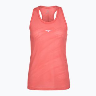 Canotta running donna Mizuno Aero Tank sunkissed coral