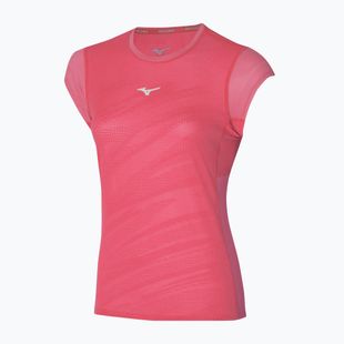 Maglietta da corsa da donna Mizuno Aero Tee sunkissed coral