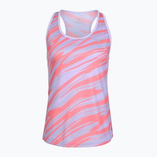 Canotta running donna Mizuno DAF Graphic Tank lilla pastello