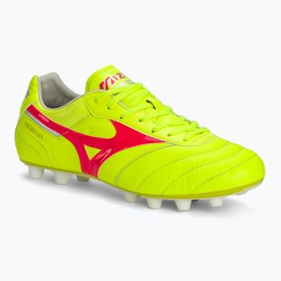 Mizuno Morelia II Elite MD scarpe da calcio giallo sicurezza/fuoco corallo 2/galaxy argento uomo