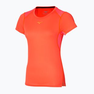 Maglietta da corsa da donna Mizuno DryAeroFlow Tee nasturtium