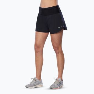 Pantaloncini da corsa da donna Mizuno Core 5.5 nero