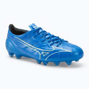 Scarpe da calcio da uomo Mizuno α Japan FG bianco/blu laser/oro