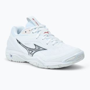 Scarpe da pallamano da donna Mizuno Wave Stealth 6 bianco/aleuziano/rosa scuro