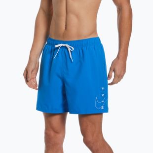 Pantaloncini da bagno Nike Swoosh Break 5" Volley da uomo, foto blu
