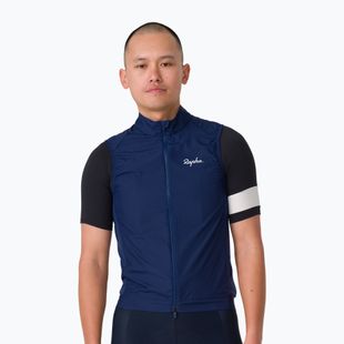 Gilet da ciclismo uomo Rapha Core Gilet Navy/White