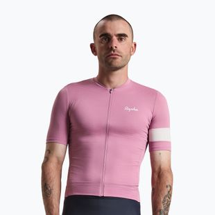 Maglia da ciclismo uomo Rapha Core Lightweight Jersey dusty mauve/white