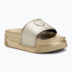 KARL LAGERFELD infradito donna Condominium Nft Relief oro gomma