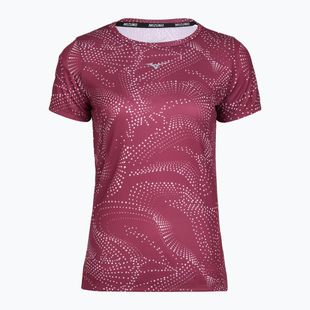 Maglietta da running da donna Mizuno Impulse Core Graphic Tee viola quarzo