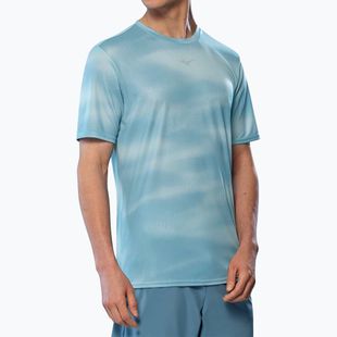 Maglietta da corsa da uomo Mizuno Core Graphic Tee blu nuvola