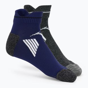 Calzini Mizuno Active Training Mid 2 paia blu estate / nero