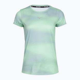 Maglietta da corsa da donna Mizuno Core Graphic Tee flash mint