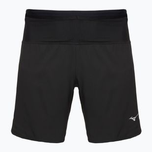 Pantaloncini da corsa Mizuno Trail ER 2IN1 da uomo, nero
