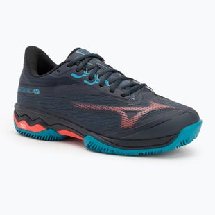 Uomo Mizuno Wave Exceed Light 2 Padel salute / ibisco / blu smalto padel scarpe