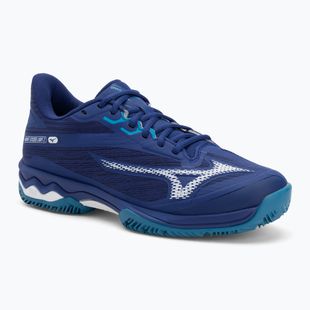 Scarpe da tennis da uomo Mizuno Wave Exceed Light 2 CC blu bellwether/bianco/blu fjord