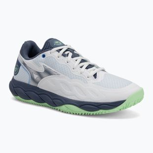 Scarpe da tennis da uomo Mizuno Wave Enforce Court CC bianco/ indaco vintage/ neo mint