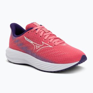 Scarpe da corsa per bambini Mizuno Enerzy Rider Jr camelliarose/ snowwhite/violiet