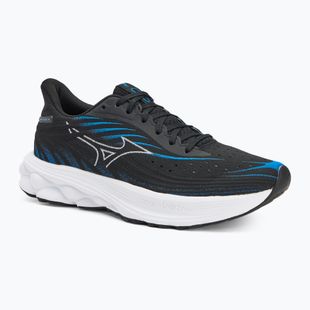 Scarpe da corsa uomo Mizuno Wave Skyrise 6 nero/bianco/blu ritmo