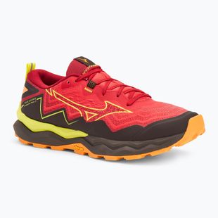 Scarpe da corsa da uomo Mizuno Wave Daichi 9 ad alto rischio rosso/serale primula/marighe brillante