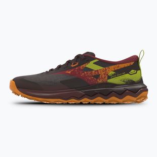 Scarpe da corsa da uomo Mizuno Wave Ibuki 5 rum raisin / rythmic red / eve primro