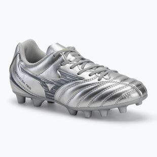 Scarpe da calcio per bambini Mizuno Monarcida Neo III Select Jr Md galaxy silver/8605 c/gold