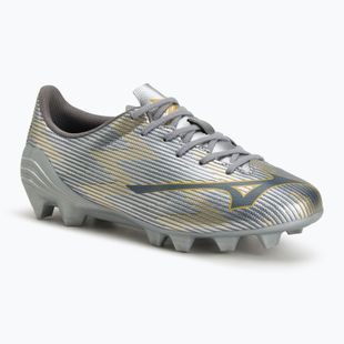 Scarpe da calcio per bambini Mizuno α II Select Jr Md galaxy silver/8605 c/gold