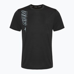 Maglietta da corsa da uomo Mizuno Core Run Tee nero