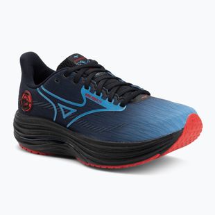Mizuno Wave Rider 29 scarpa da corsa amsterdam nero/all aboard/alto rischio rosso