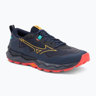Scarpe da corsa da uomo Mizuno Wave Daichi 9 blu baritono/agrumi/corallo rosso 2