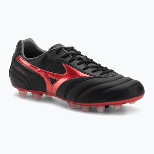 Scarpe da calcio Mizuno Morelia II Elite FG Uomo nero/morelia 40° rosso/nero sabbia