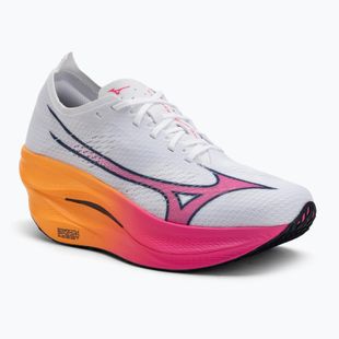 Mizuno Wave Rebellion Pro 3 scarpa da corsa bianco/rosa tetra/arancione