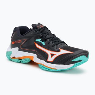 Scarpe da pallavolo Mizuno Wave Lightning Z8 nero/tangelo/verde ghiaccio