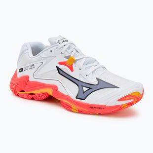Scarpe da pallavolo Mizuno Wave Lightning Z8 bianco/fuoco corallo 2/citrus