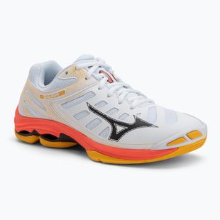 Scarpe da pallavolo Mizuno Wave Voltage 2 bianco/corallo rosso 2/citrus
