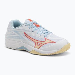 Scarpe da pallavolo donna Mizuno Thunder Blade Z bianco/calipso coral/pale banana