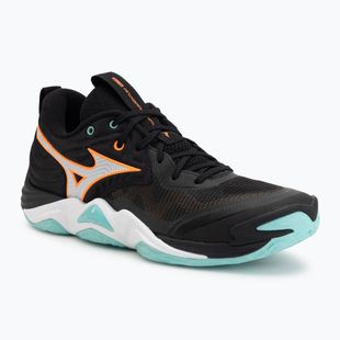 Scarpe da pallavolo Mizuno Wave Momentum Elite black/tangelo/ice green