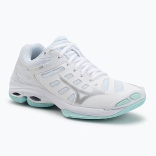 Scarpe da pallavolo donna Mizuno Wave Voltage 2 white/blue tint
