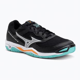 Scarpe da pallamano Mizuno Wave Phantom 3 nero/tangelo/verde ghiaccio