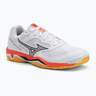 Scarpa da pallamano Mizuno Wave Phantom 3 bianco/fuoco corallo 2/citrus